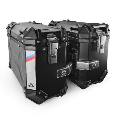 China 46L F2-MOTO Box Waterproof Motorcycle Luggage Side Case Aluminum Saddle Boxes for sale