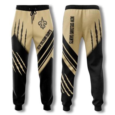 China Wholesale Joggers Sweatpants Football Pants Drawstring Anti-pilling Elastic Waist Sports NFL Pants for sale