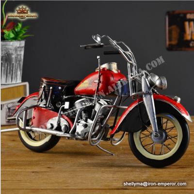 China China Metal Handmade Motorcycle Harley Moto Home Decoration Model Items for sale