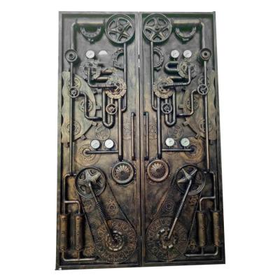 China Europe industrial style hot sale handmade custom hollow metal door for sale