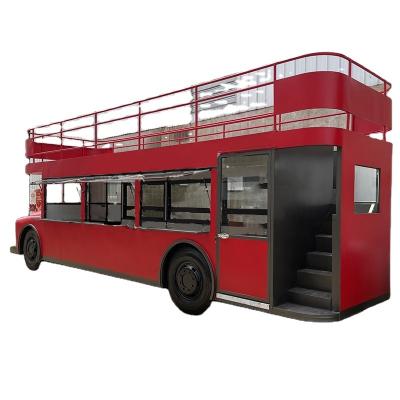 China Custom Europe dining car model/mobile fast food car/handmade metal car model for sale for sale