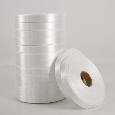 China Zhaoen 100% Polyester Customized White Customized Logo Printed Ribbon Wholesale for sale