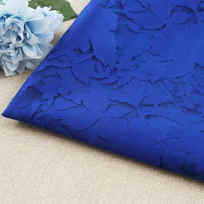 China Garment Chinese Manufacturers Sell Cheap African Elegant Blue Burnt Fabrics For Dresses for sale