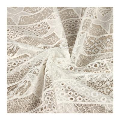 China Wholesale High Quality Viable French Style Breathable White Stars Beautiful Lace Up Fabric for sale