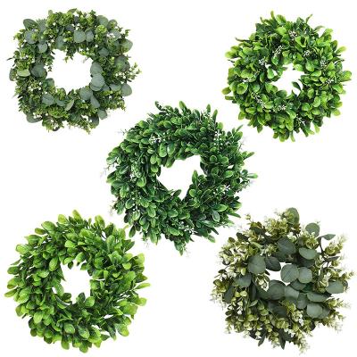 China North America Lifelike Artificial Border Home Wreath Door Decoration DIY Garland Plant Combination Soft Decoration for sale