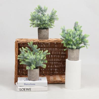 China XC-539 Amazon Lifelike Bonsai Plant Pots Mini Potted Fake Plant Home Artificial Plants Pots Office Room Decor for sale