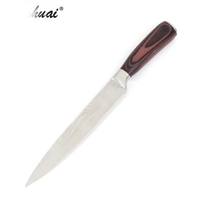 China Kitchen Knife Factory High Grade 7.8 Inch Damascus Stainless Steel German Pattern Kitchen Cutting Knife for sale