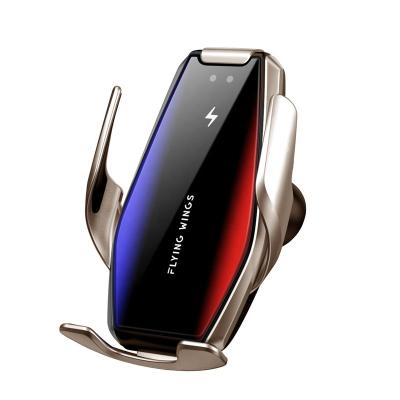 China Wireless Charger S7 QI Charger 15W Wik-MS Electric Car Phone Holder Auto-clamp Wireless Infrared Car Sensor Mount For Iphone 12 for sale