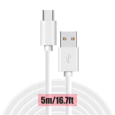 China WIK-HT 5M Longest Straight Type-C Camera Cell Phone Cell Phone Cables 16.7fts Long USB Micro C for sale