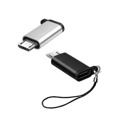 China Mobile Phone Tablet Micro MP3 GPS USB Male To USB C Converter USB-C V8 Adapter Type-C Female for sale