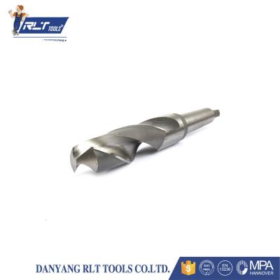 China DIN345 DRILL HOLES WHITE COLOR TAPER LEG TWISTING DRILLS for sale