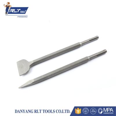 China Masonry Heat Treatment 40Cr Flat Or Point Chisel For Masonry for sale