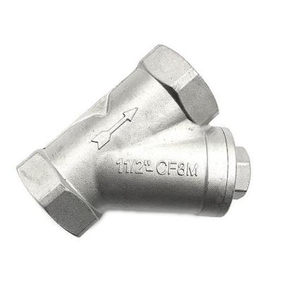 China General Stainless Steel SS304 316 1000WOG NPT Wire Plug Weld Y /butt Weld Y Type Spring Check Valve for sale