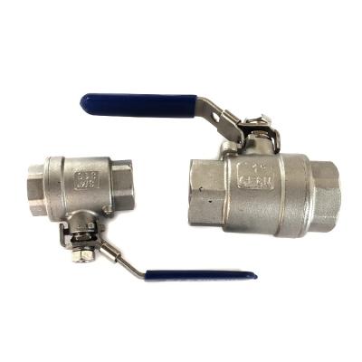 China Ball Valve SS Cf8m 1000wog Thread Prices General Inch 316l 2 2pc Stainless Steel Ball Valve BSP TNP 304 Gas Water for sale