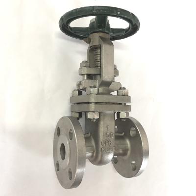 China Manual 4 Inch General Forged DN100 SS 304 Flanged Gate Valve Per 6 Inch 316 Carbon Stainless Steel Price for sale