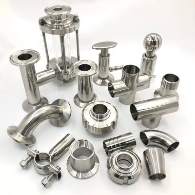 China Building ; industry; Food Grade Stainless Steel Pipe Fittings Sms Machinery , Sanitary Fittings Pipe Union for sale