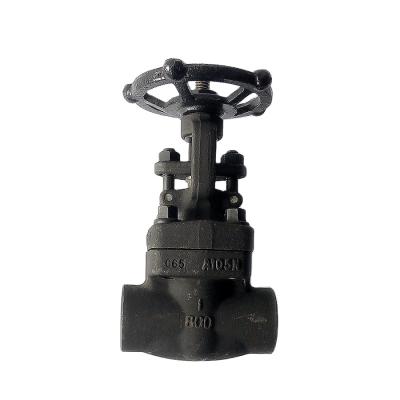 China General SS304 Manual Casting 1/2 800Class A105 F316 API 602 1 Inch API 602 1 Inch Welded Switch Carbon Forged Steel High Pressure Gate Valve for sale