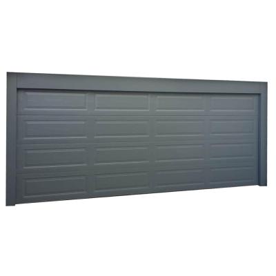 China American Modern Insulated Sound Insulation Garage Door Galvanized Steel Overhead Horizontal Sliding Door Flap Doors for sale