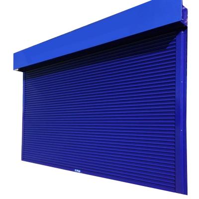 China Wholesale Cheap Easily Assembled Electric Galvanized Steel Metal Rolling Up Doors Stainless Steel Roller Shutter Industrial Automatic Garage Door for sale