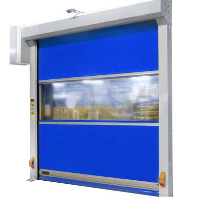 China PVC Sheet Doors Industrial Automatic High Speed ​​Clean Room Rolling Shutter Plastic High Speed ​​Door for sale