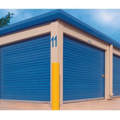 China Easily Assembled Cheap Manual Galvanized Steel Roll Up Warehouse Door Roller Shutter Garage Doors for sale