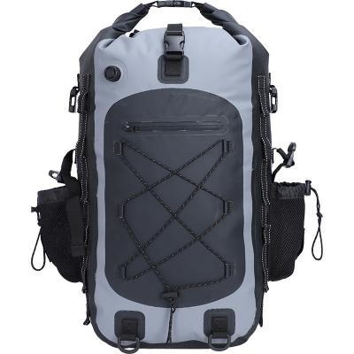 China Wholesale Price Large Capacity 40L PVC TPU Dry Outdoor Sport Riding Motorcycle Bike Travel Bag Gear Waterproof Backpack 40L for sale