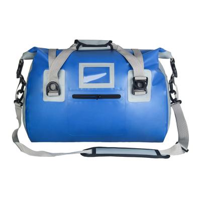 China Fashionable Wholesale Logo Custom 80L PVC Waterproof Motorcycle Panniers Side Bag Motorcycle Luggage Saddle Bags For Motorcycle for sale