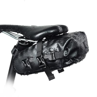 China Fashionable Waterproof Black Bicycle Road Mountain Bike Seat Saddle Storage Bag for sale