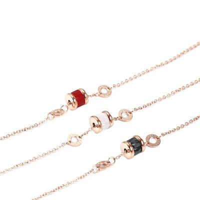 China Designer Gold Plated Jewelry Cuban Link Chain Bean Chain Mickey Mouse Charm Environmentally Friendly Bracelets & Bangles For Girls for sale