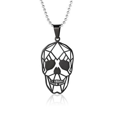 China High Quality Hip Hop Custom Design Hip Hop Necklace Vintage Necklace Skull Men Necklace for sale