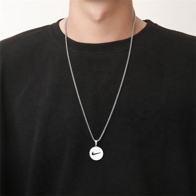 China Factory Supply Trendy Fashion Design Necklaces Corn Chain Necklace Classic Type Unisex Long Stainless Steel Pendant Necklace Jewelry for sale