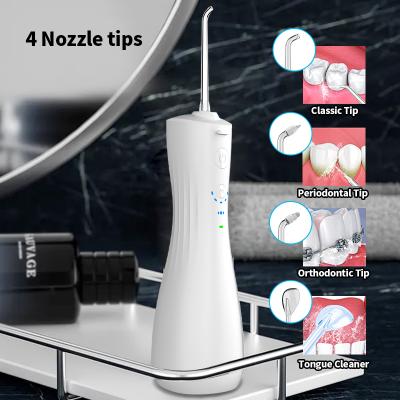 China Electric Portable Powerful Home Use Wireless Oral Irrigator Teeth Cleaner Dental Water Flosser for sale