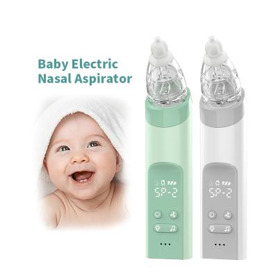 China New Design Baby Adjustable Electric Baby Snot Sucker Settings LED Screen Display Aspirator Nasal Cleaner Nose Cleaner for sale