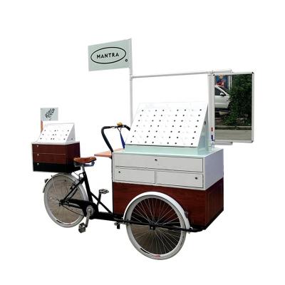 China Winery Electric AIR Cafe Bike Tricycle Cafe Cargo Bicycle Coffee Bike For Sale en venta