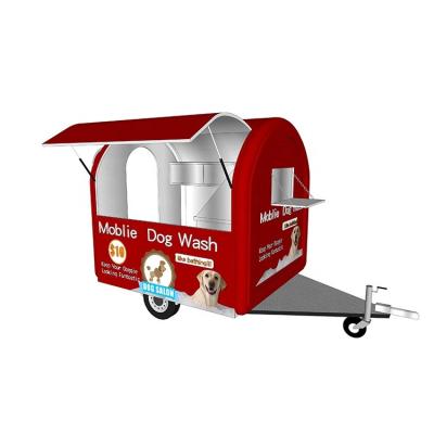 중국 Viable Modern Dog Pet Wash Station Trailer Small AIR Cart For Mobile Dog Wash Service 판매용