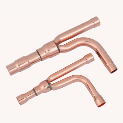 China Daikim / toshiba copper branch home pipe for air conditioner parts for sale