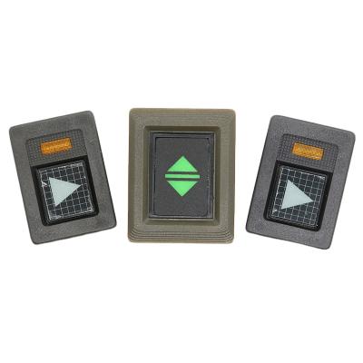 China Contemporary Parts RL1-MA Four Hands Elevator Button GY-A Three Pin SL-TC Square Elevator Button for sale