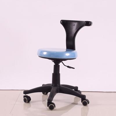 China Plastic Adjustable Lifting Doctor Chair T-Plastic Back Dental Ratary Chair for sale