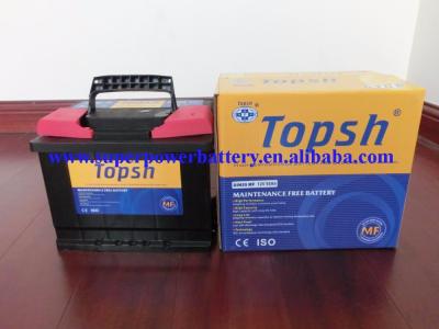 China 56048/56077/DIN60MF 12V60AH 240*175*190mm CAR BATTERY for sale