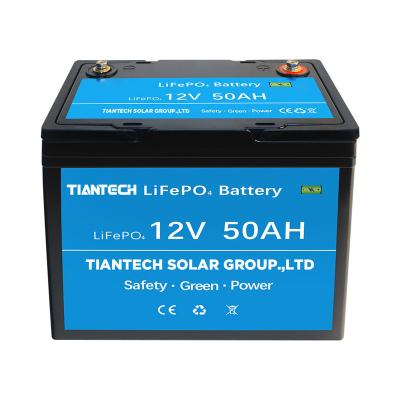 China Rechargeable Deep Cycle 12V 50Ah LiFePO4 Lithium Ion Battery 50Ah for sale