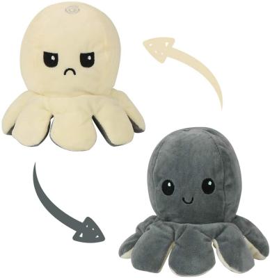 China Custom high quality reversible octopus from eco-friendly materials plushToy for sale