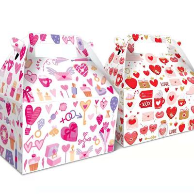 China Hot Selling Recyclable Valentine's Day Gift Box Paper Box Wedding Romantic Gift Box for sale