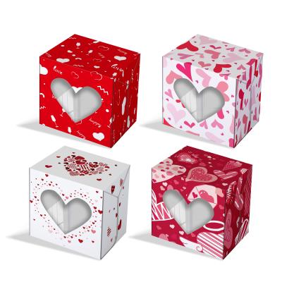 China Recyclable The Latest Unique Design Valentinstag Valentine's Day Gift Box Wedding Candy Gift Box for sale