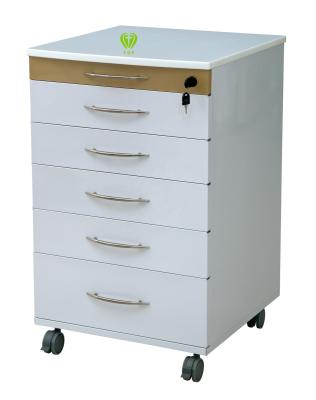 China Commerical Steel Dental Furniture Medical Cabinet Stainless Steel Mobile Trolley for sale