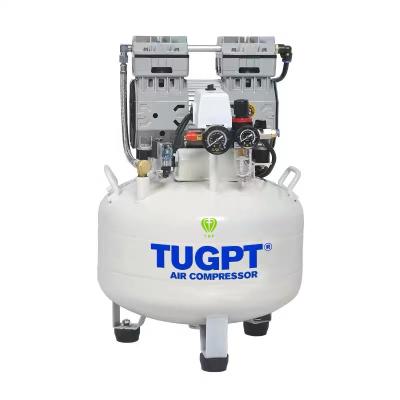 China 30L Metal Oil Free Quiet Dental Air Compressor for sale