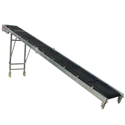 China Antiskid Portable Folding Belt Conveyor With Stainless Steel Roller for sale