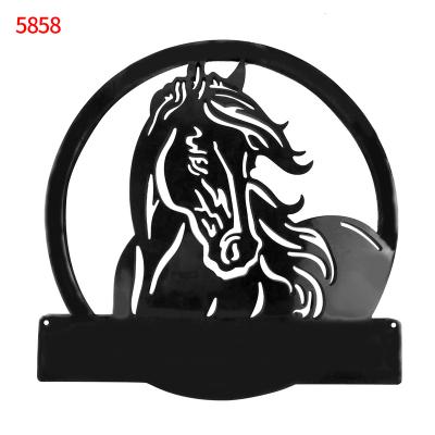 China 5858 Stables Logo Epoxy Resin Silicone Mold DIY Horse Head Mold Ponteng Steed Sustainable Silicone Mold for sale