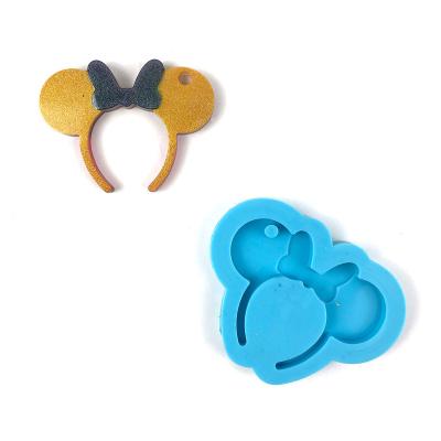 China 4052 Viable The Bow Mickey Mouse Keychain Epoxy Resin For Silicone Molds for sale