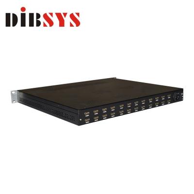 China LAN IPTV 24 Channel H.264 HD Digital RF Modulator ISDB-T Over Coax UDP IP Networks for sale