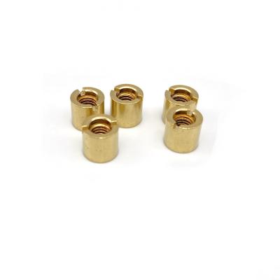 China Wholesale Popular Heavy Industry Nut Thread M2.5 M3 M4 M5 M6 M8 Furniture Threaded For Wood Insert Slot Brass Standoff for sale